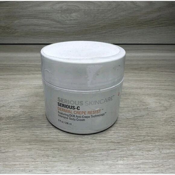 Serious Skincare Serious-C Dermal Crepe Resist Body Cream 8 oz Brand New Sealed - Picture 1 of 3